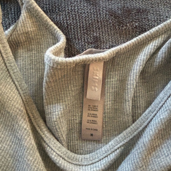 Skims Ribbed Long Slip Dress - Picture 6 of 8